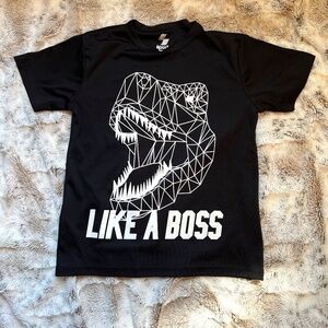 FREE when bundled - Dinosaur Like a Boss T-Shirt - Kids M (7-8) Bundle Discount